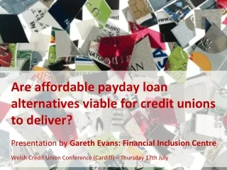 Are affordable payday loan alternatives viable for credit unions to deliver?
