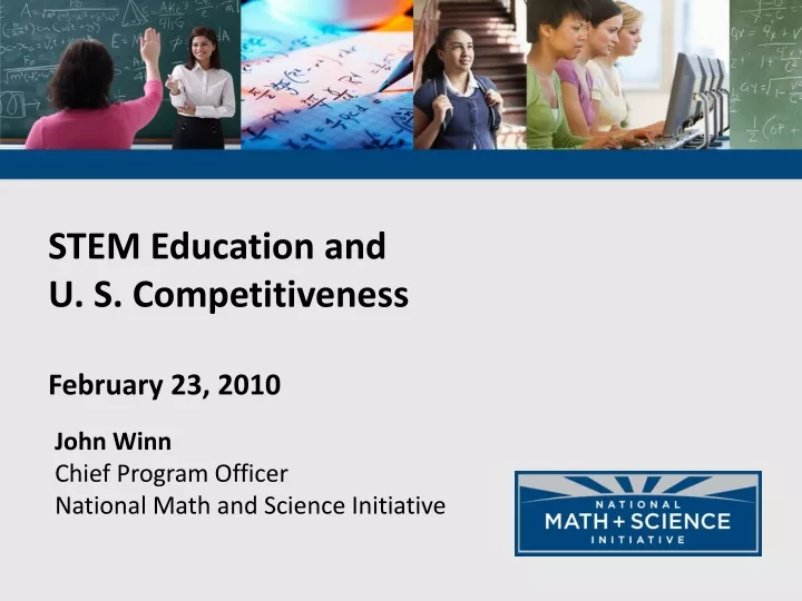 stem education and u s competitiveness february