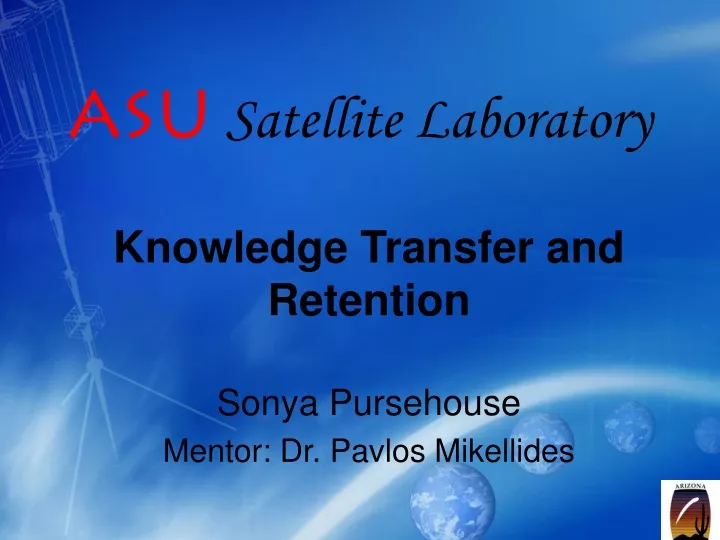 asu satellite laboratory