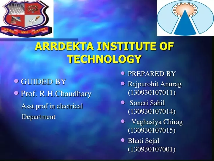 arrdekta institute of technology