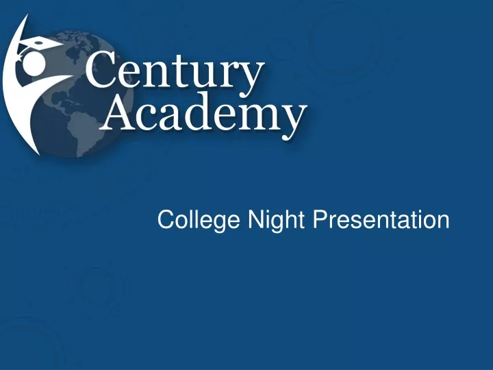 college night presentation