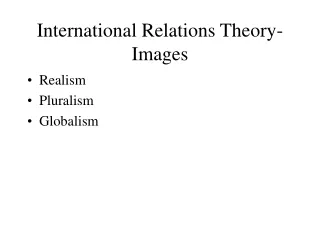 International Relations Theory-Images
