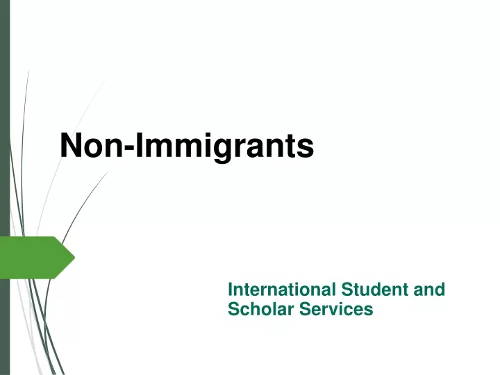 non immigrants