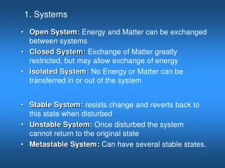 1. System s
