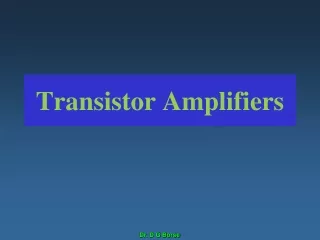 Transistor Amplifiers