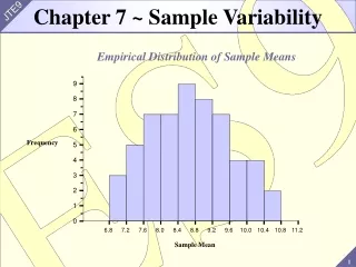 Chapter 7 ~ Sample Variability