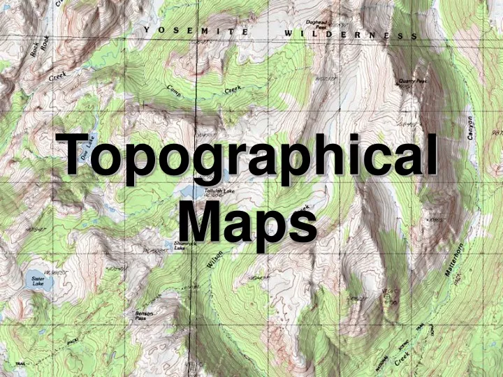 topographical maps