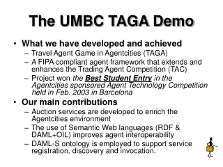 The UMBC TAGA Demo