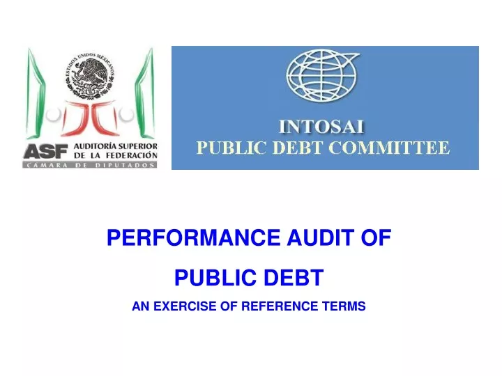 performance audit of public debt an exercise