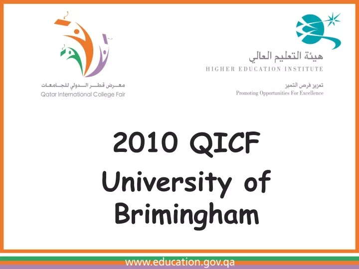 2010 qicf university of brimingham