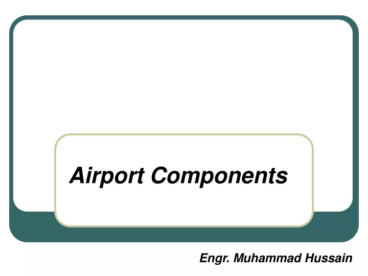 airport components