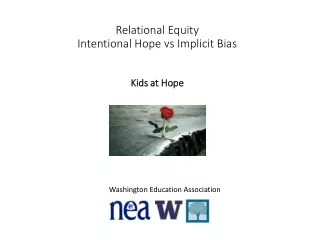 Relational Equity Intentional Hope vs Implicit Bias Kids at Hope