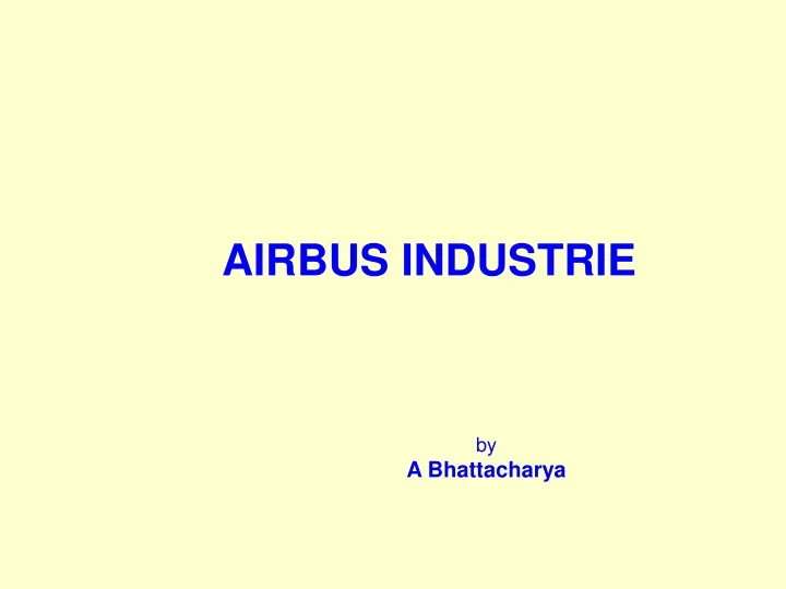airbus industrie