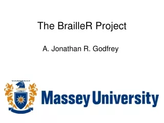 The BrailleR Project