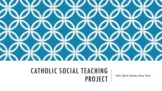 Catholic Social Teaching Project