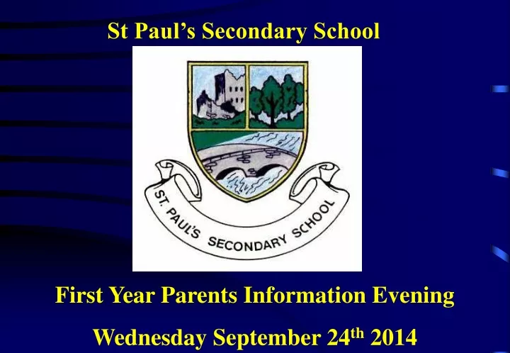 st paul s secondary school
