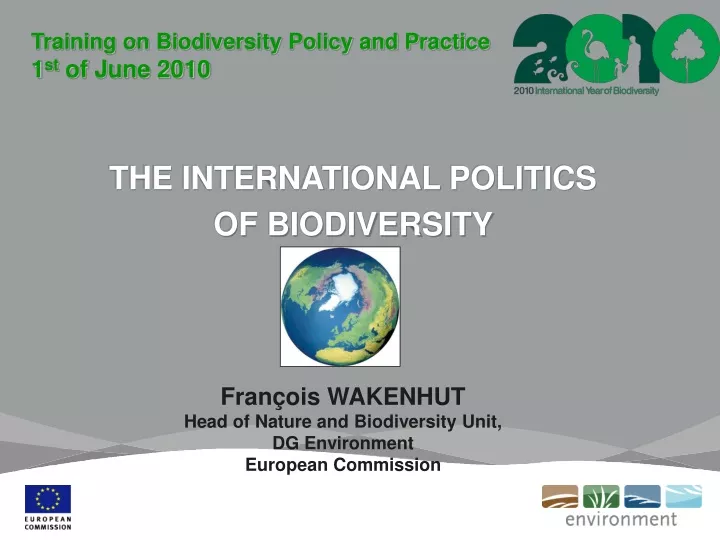 the international politics of biodiversity