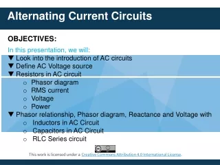 Alternating Current Circuits