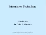 Information Technology - slide 1