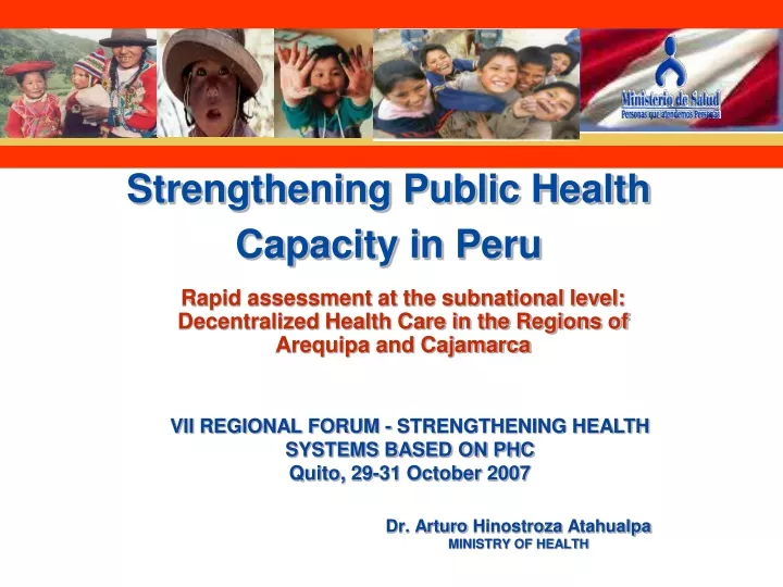 dr arturo hinostroza atahualpa ministry of health