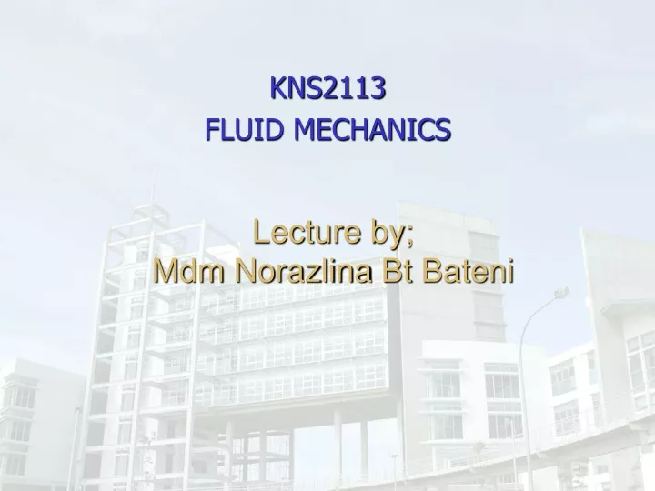 lecture by mdm norazlina bt bateni