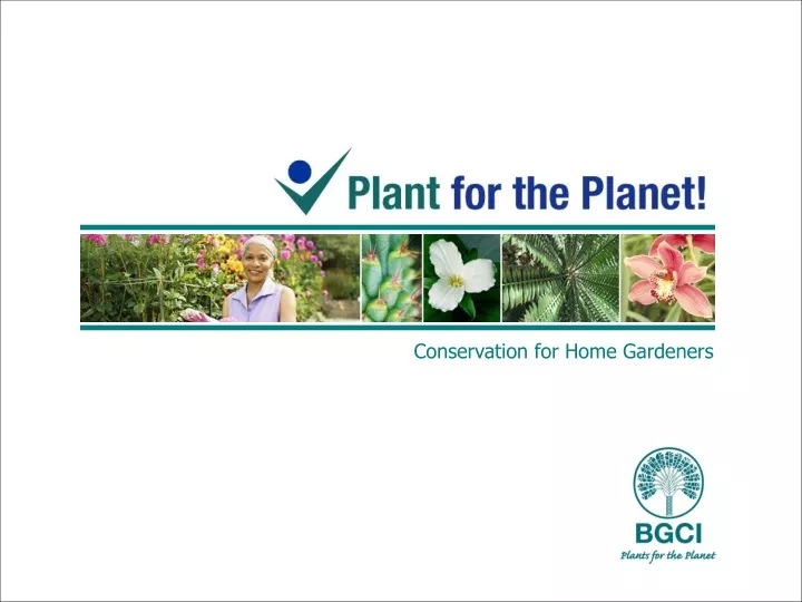 conservation for home gardeners