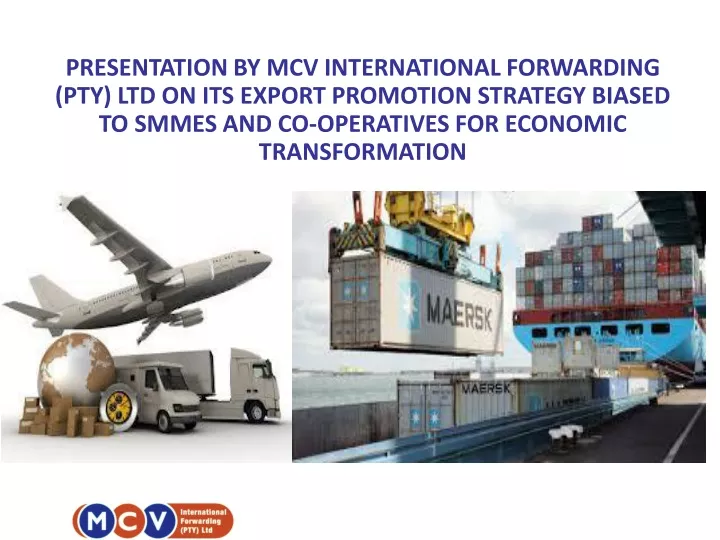 presentation by mcv international forwarding