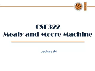 CSE322 Mealy and Moore Machine