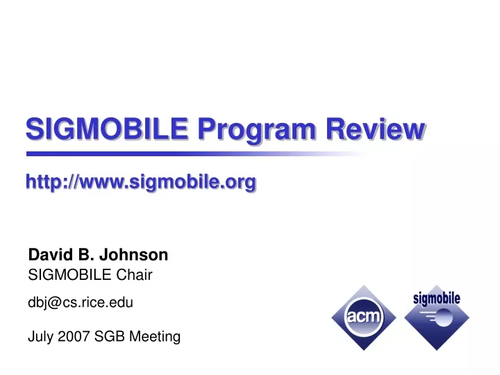 sigmobile program review http www sigmobile org