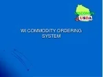 WI COMMODITY ORDERING SYSTEM - slide 1