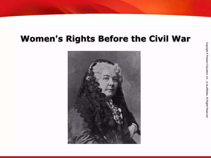women s rights before the civil war
