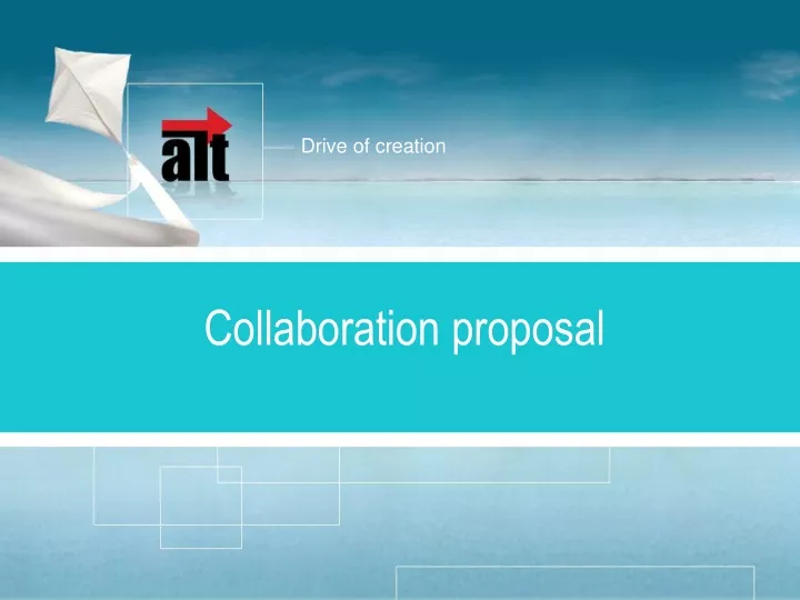 collaboration proposal