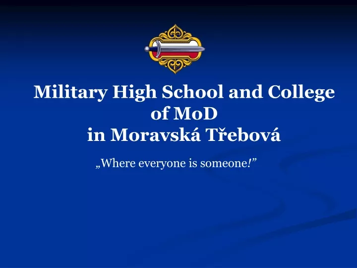 military high school and college