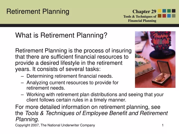 what is retirement planning