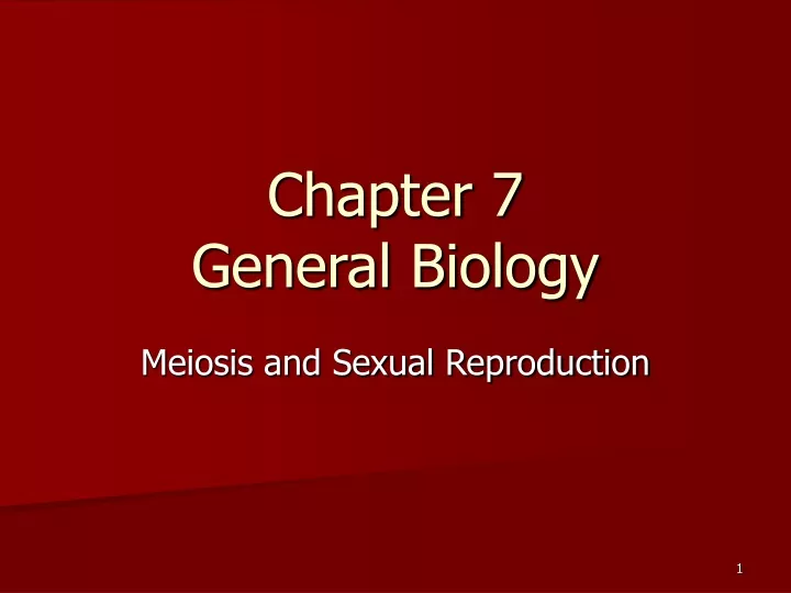 chapter 7 general biology