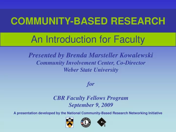 community based research