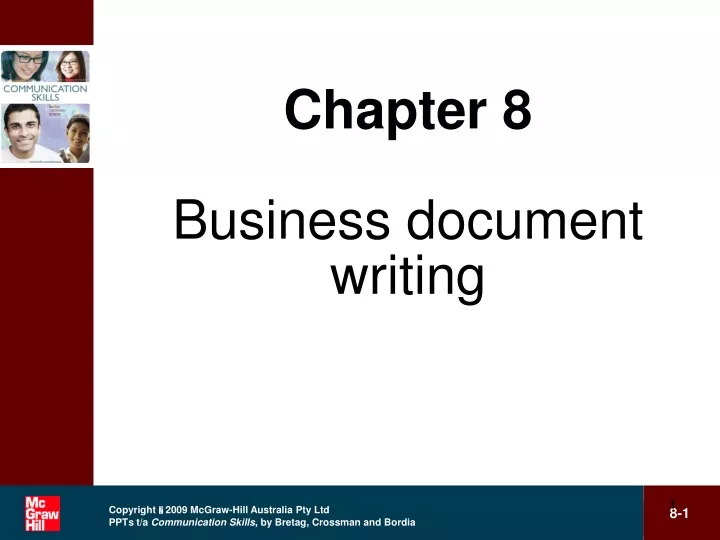 chapter 8 business document writing