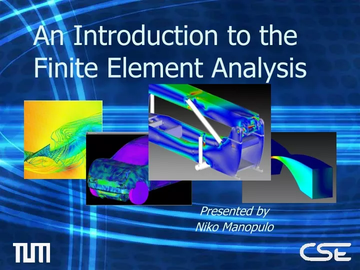 an introduction to the finite element analysis