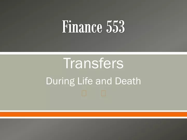 finance 553