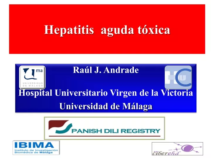hepatitis aguda t xica