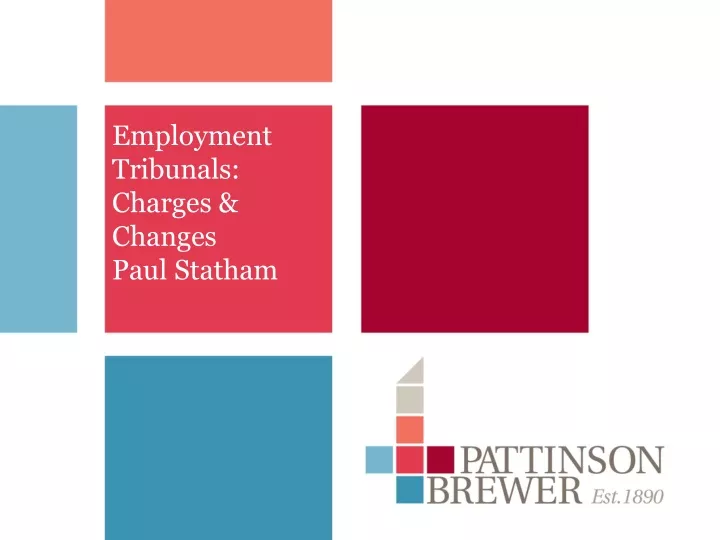 employment tribunals charges changes paul statham