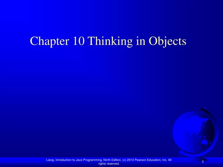 chapter 10 thinking in objects