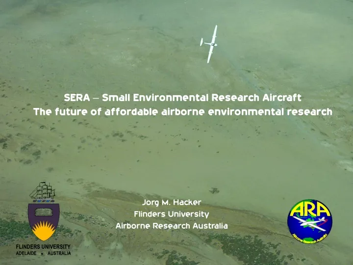 sera small environmental research aircraft