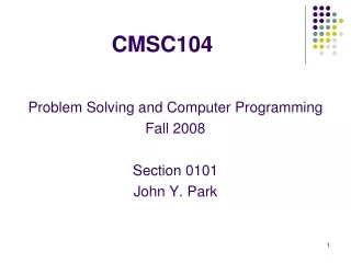 CMSC104