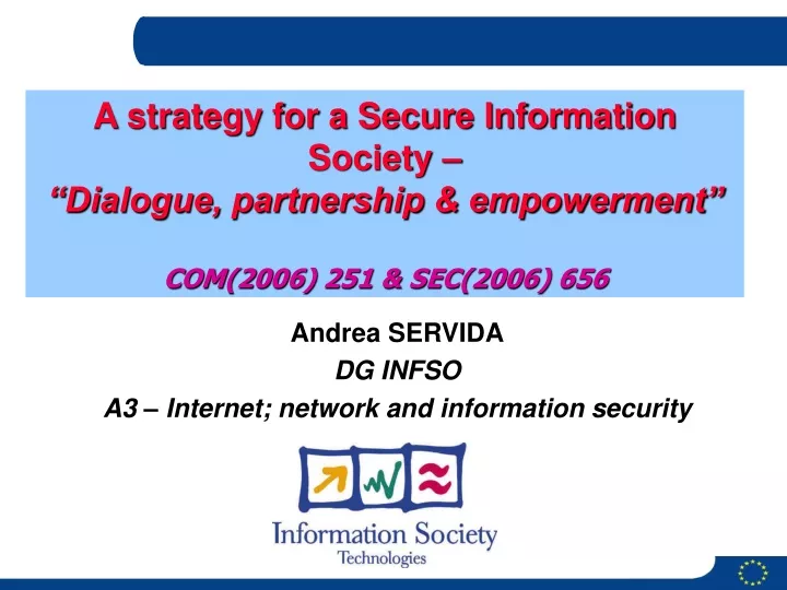 andrea servida dg infso a3 internet network and information security