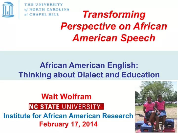 transforming perspective on african american
