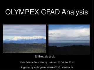 OLYMPEX CFAD Analysis