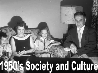 1950's Society and Culture