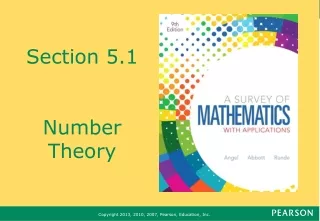 Section 5.1 Number Theory
