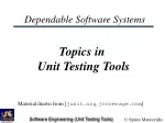 Dependable Software Systems - slide 1